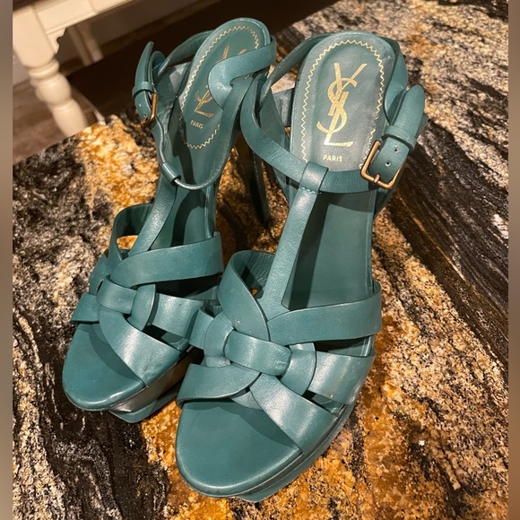 YSL Tribute Platform Heels - Picture 9 of 9